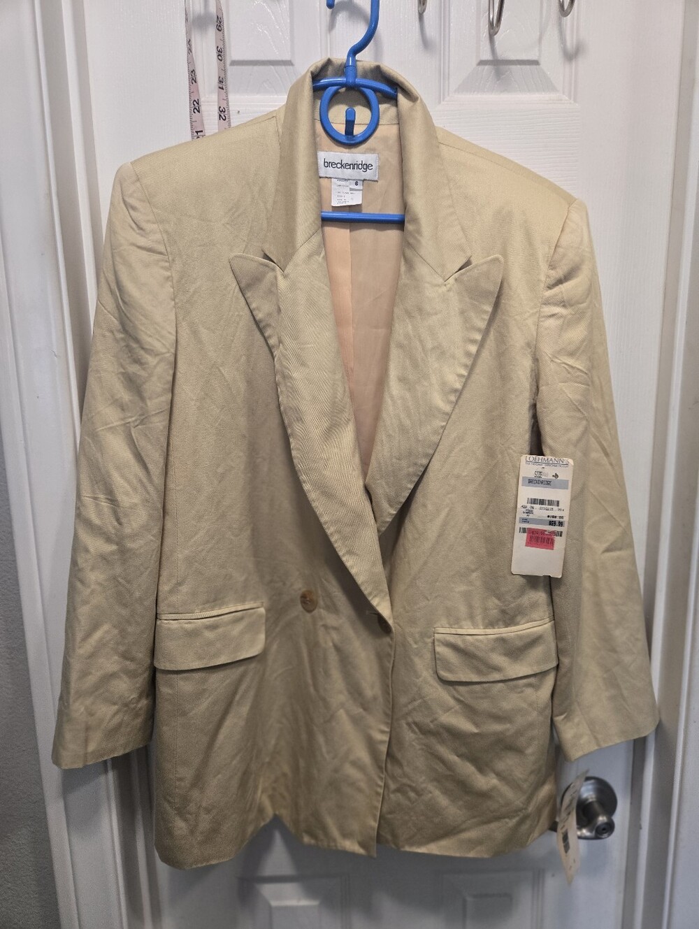 Breckenridge Vintage Oversized Rayon Blazer Size 6 NWT